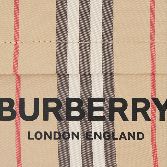 Burberry Icon Stripe drawcord Pouch Bag - Picture 10 of 12